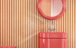 bisazza mosaic flooring pinstripe