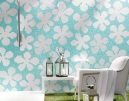 bisazza flora glass flowers