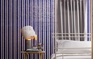 bisazza timeless righe blue